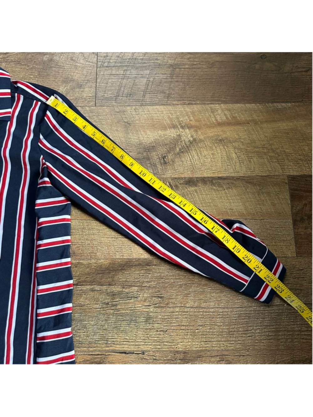 Women's Tommy Hilfiger Striped Shirt Dress Size S Blue Red Summer - Picture 5 of 8